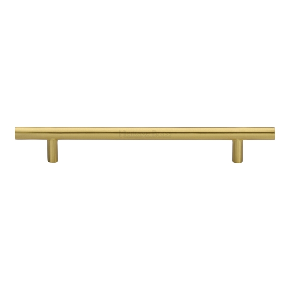 C0361 160-SB • 160 x 224 x 32mm • Satin Brass • Heritage Brass Pedestal 11mm Ø Cabinet Pull Handle